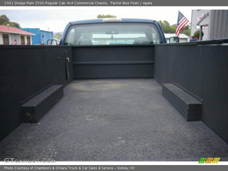 Parriot Blue Pearl / Agate 2001 Dodge Ram 3500 Regular Cab 4x4 Commercial Chassis