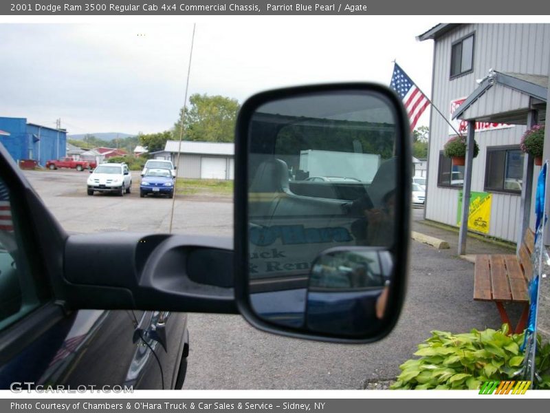 Parriot Blue Pearl / Agate 2001 Dodge Ram 3500 Regular Cab 4x4 Commercial Chassis