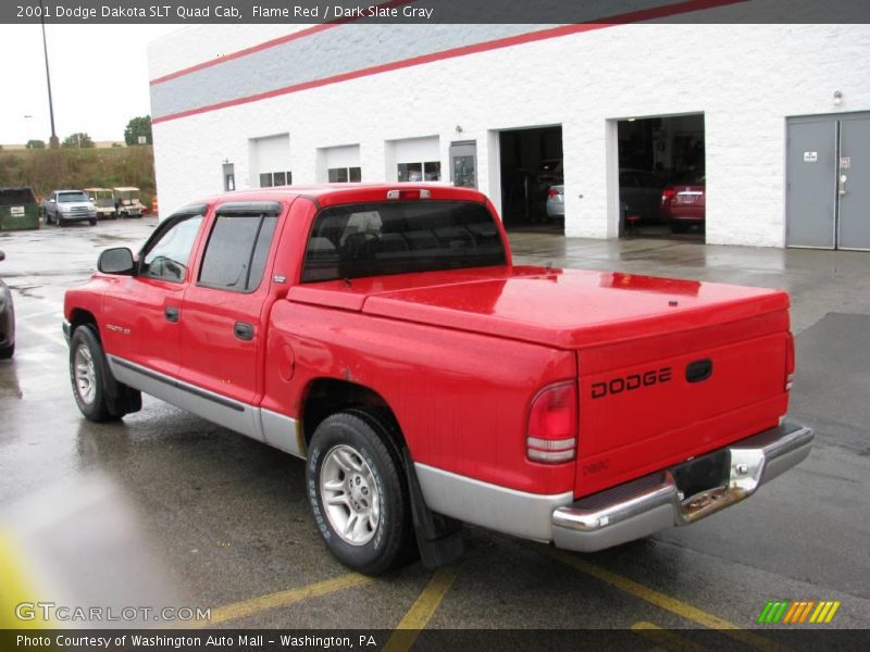 Flame Red / Dark Slate Gray 2001 Dodge Dakota SLT Quad Cab