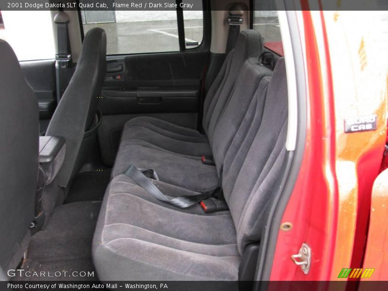 Flame Red / Dark Slate Gray 2001 Dodge Dakota SLT Quad Cab