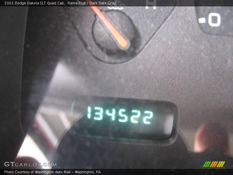 Flame Red / Dark Slate Gray 2001 Dodge Dakota SLT Quad Cab