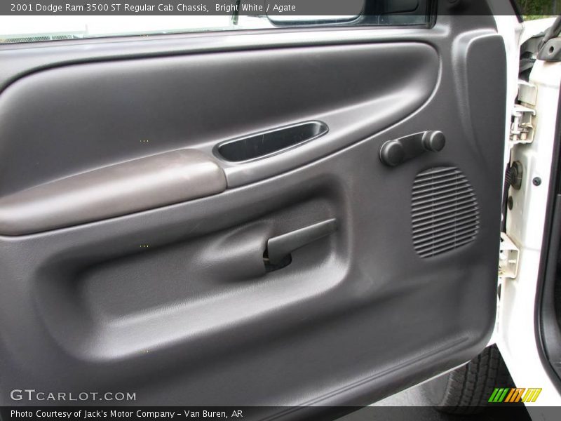 Bright White / Agate 2001 Dodge Ram 3500 ST Regular Cab Chassis