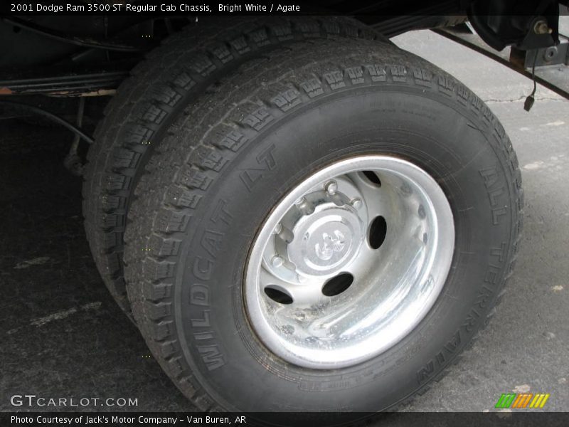 Bright White / Agate 2001 Dodge Ram 3500 ST Regular Cab Chassis