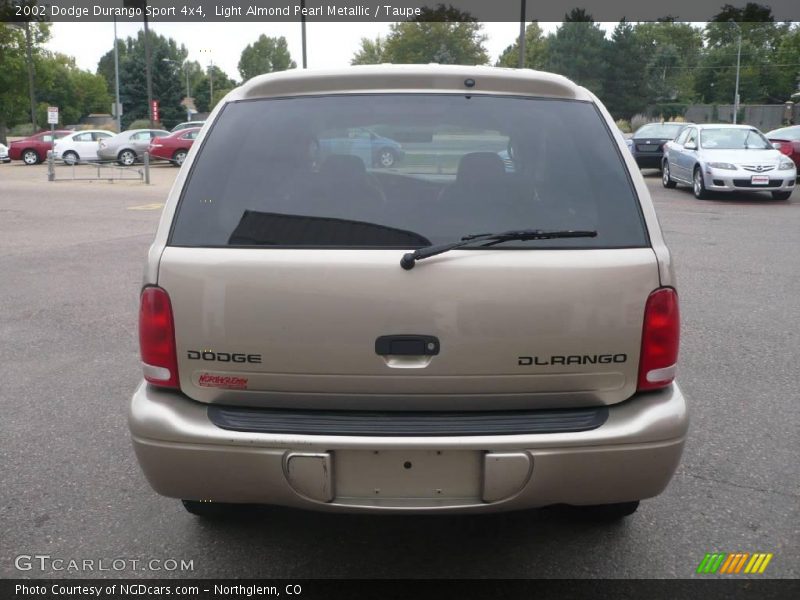 Light Almond Pearl Metallic / Taupe 2002 Dodge Durango Sport 4x4
