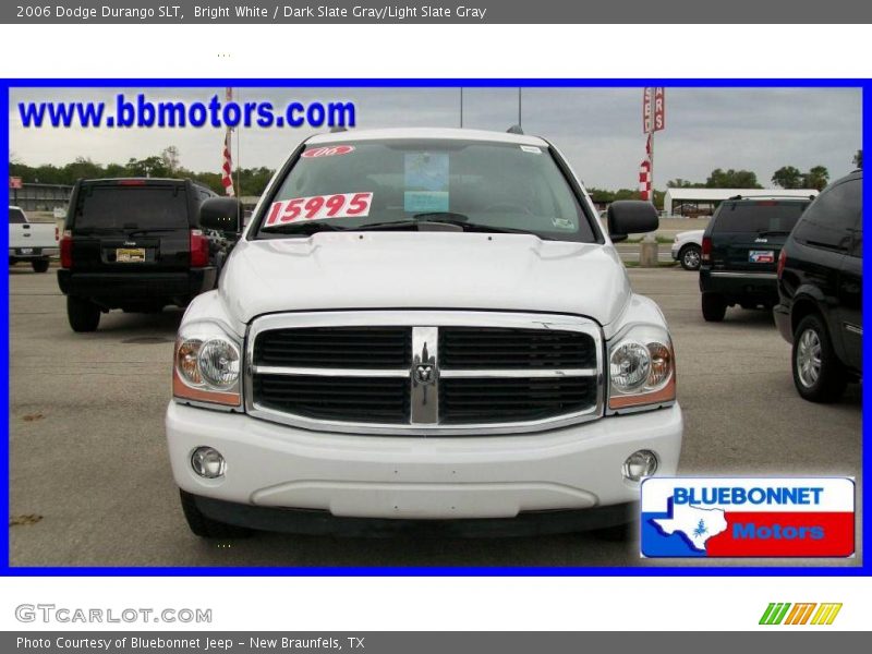 Bright White / Dark Slate Gray/Light Slate Gray 2006 Dodge Durango SLT