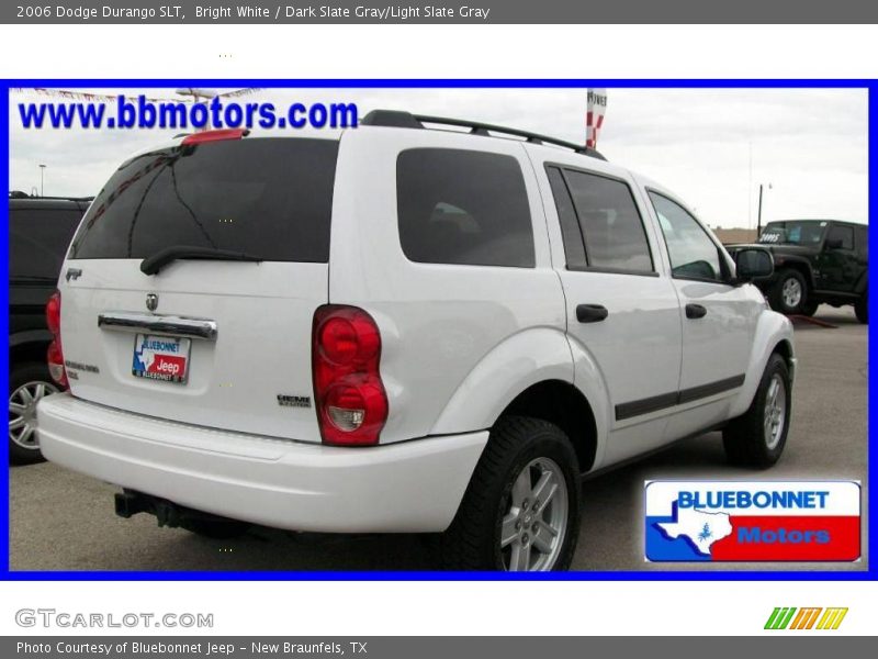 Bright White / Dark Slate Gray/Light Slate Gray 2006 Dodge Durango SLT
