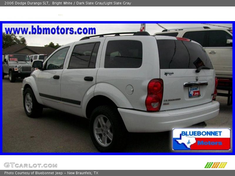 Bright White / Dark Slate Gray/Light Slate Gray 2006 Dodge Durango SLT