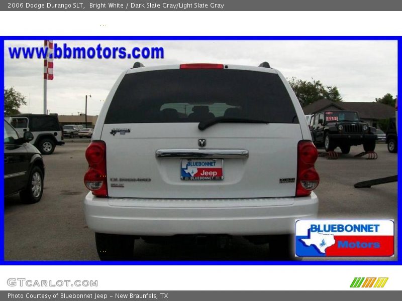 Bright White / Dark Slate Gray/Light Slate Gray 2006 Dodge Durango SLT
