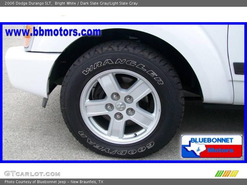 Bright White / Dark Slate Gray/Light Slate Gray 2006 Dodge Durango SLT