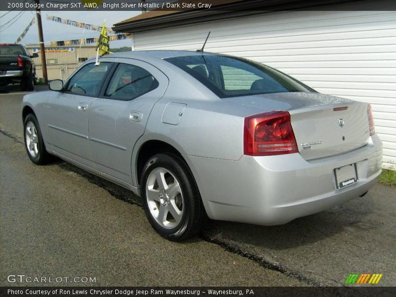 Bright Silver Metallic / Dark Slate Gray 2008 Dodge Charger SXT AWD