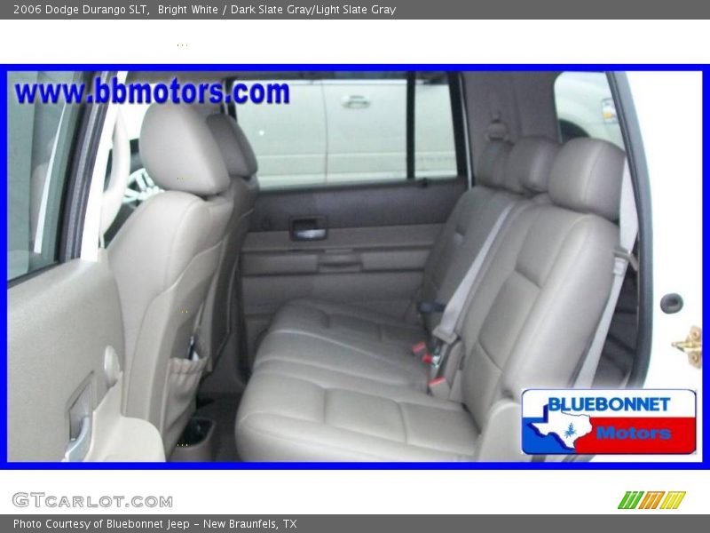 Bright White / Dark Slate Gray/Light Slate Gray 2006 Dodge Durango SLT