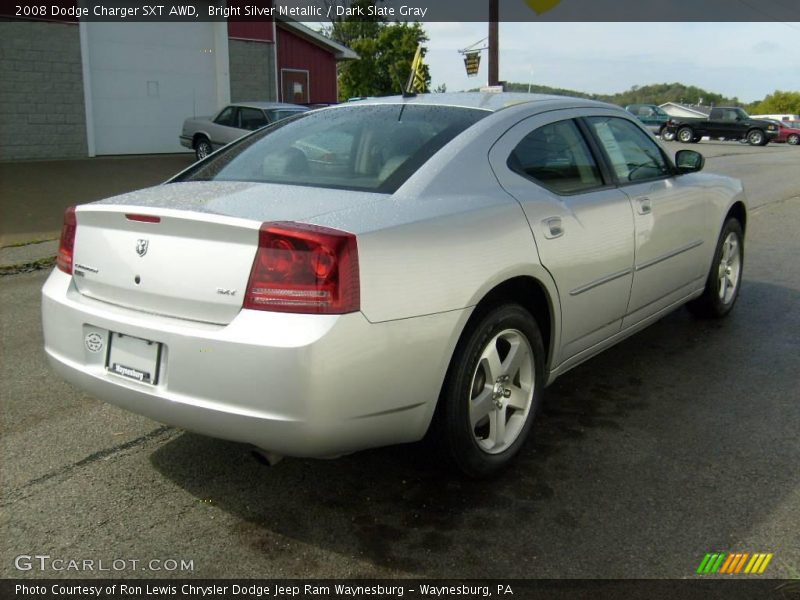 Bright Silver Metallic / Dark Slate Gray 2008 Dodge Charger SXT AWD