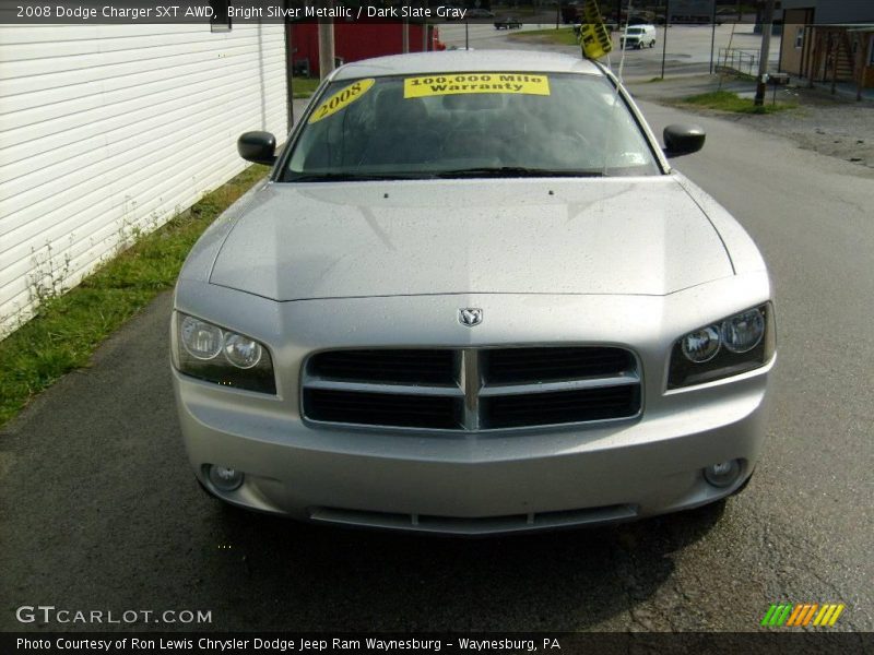 Bright Silver Metallic / Dark Slate Gray 2008 Dodge Charger SXT AWD