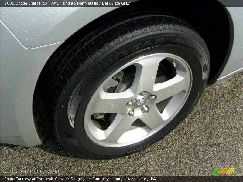 Bright Silver Metallic / Dark Slate Gray 2008 Dodge Charger SXT AWD