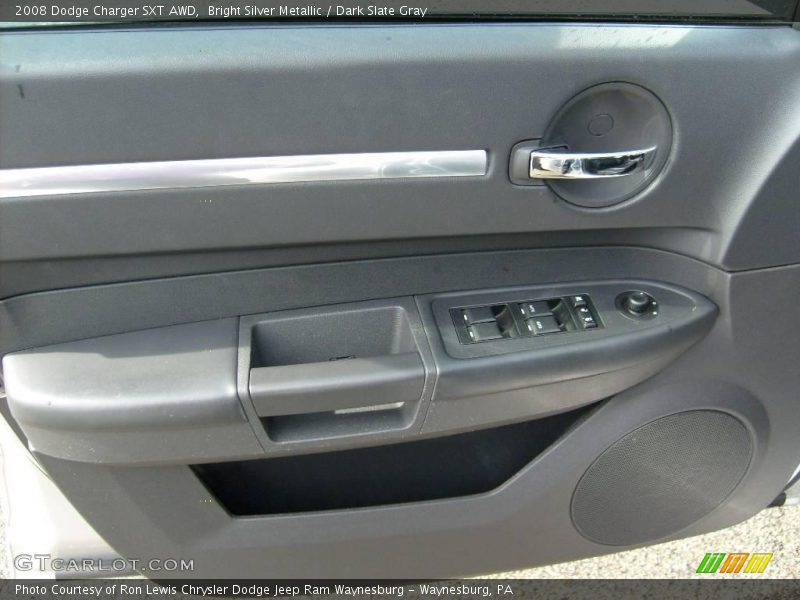 Bright Silver Metallic / Dark Slate Gray 2008 Dodge Charger SXT AWD