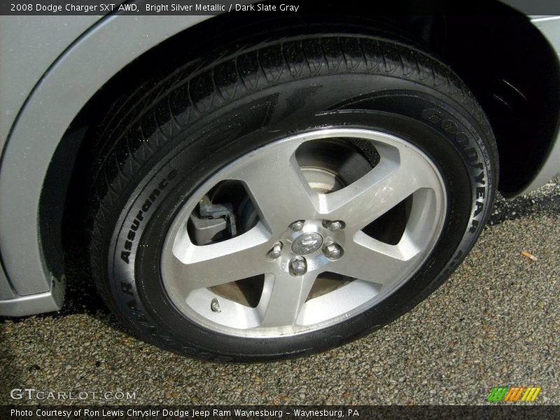 Bright Silver Metallic / Dark Slate Gray 2008 Dodge Charger SXT AWD