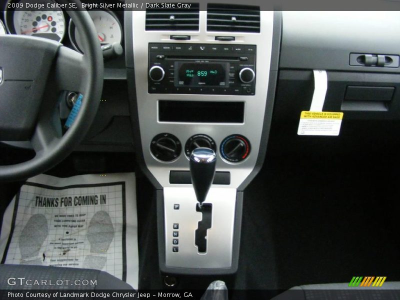 Bright Silver Metallic / Dark Slate Gray 2009 Dodge Caliber SE