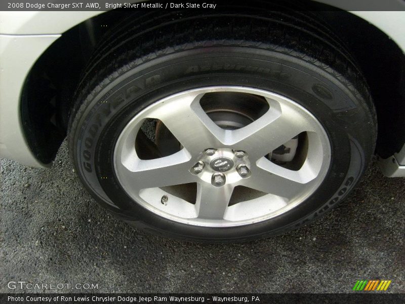 Bright Silver Metallic / Dark Slate Gray 2008 Dodge Charger SXT AWD
