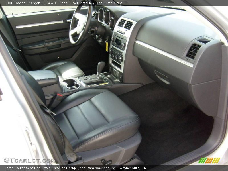 Bright Silver Metallic / Dark Slate Gray 2008 Dodge Charger SXT AWD