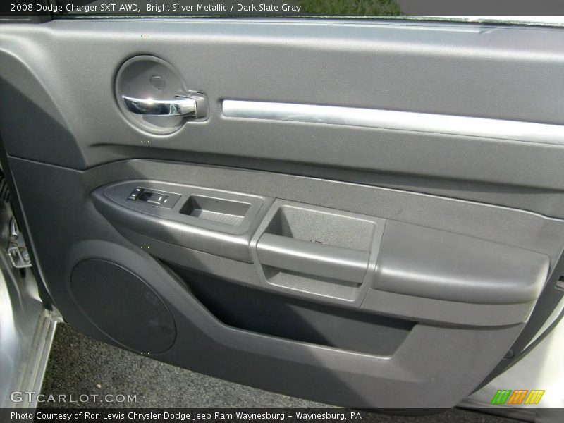 Bright Silver Metallic / Dark Slate Gray 2008 Dodge Charger SXT AWD