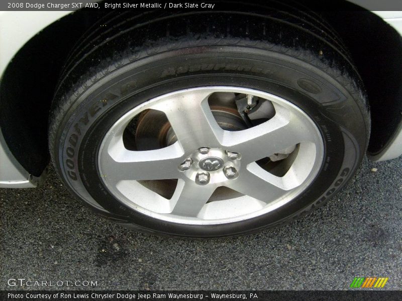 Bright Silver Metallic / Dark Slate Gray 2008 Dodge Charger SXT AWD