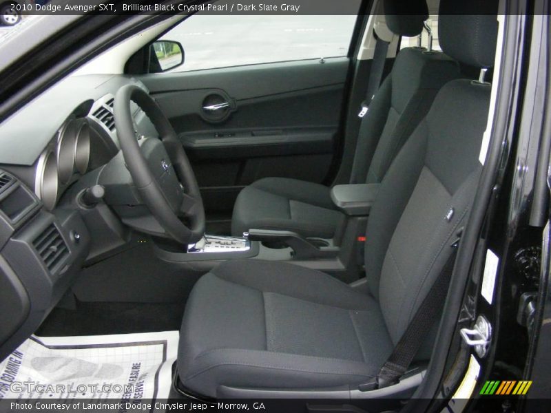 Brilliant Black Crystal Pearl / Dark Slate Gray 2010 Dodge Avenger SXT