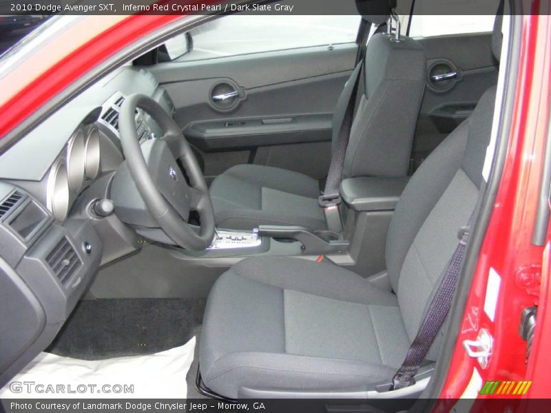 Inferno Red Crystal Pearl / Dark Slate Gray 2010 Dodge Avenger SXT