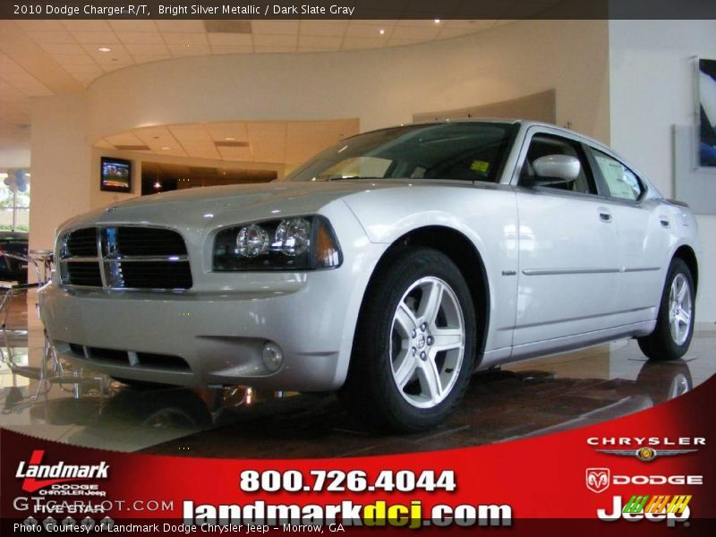 Bright Silver Metallic / Dark Slate Gray 2010 Dodge Charger R/T