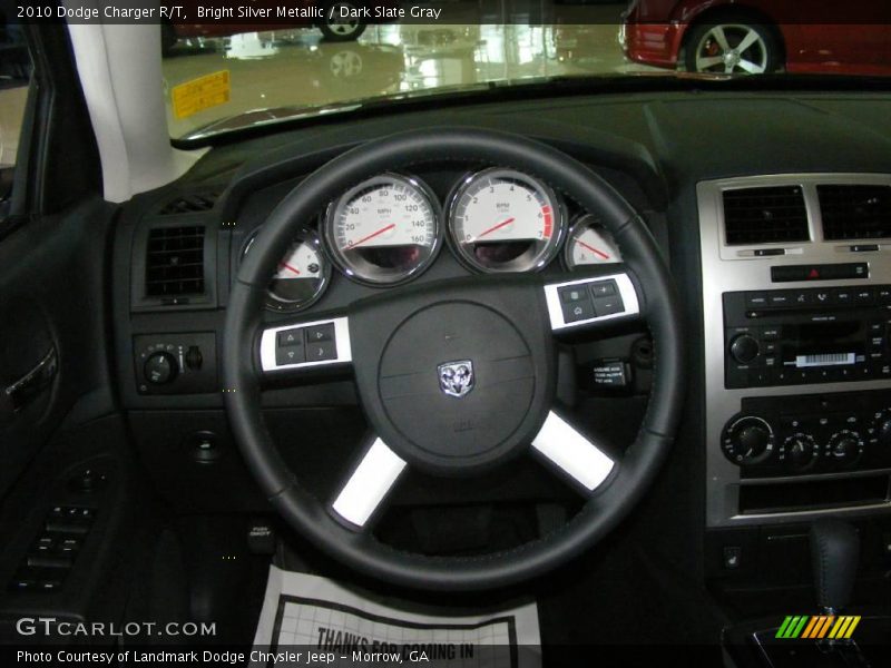 Bright Silver Metallic / Dark Slate Gray 2010 Dodge Charger R/T