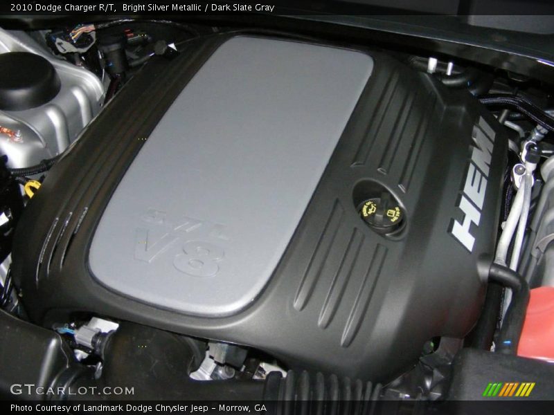 Bright Silver Metallic / Dark Slate Gray 2010 Dodge Charger R/T