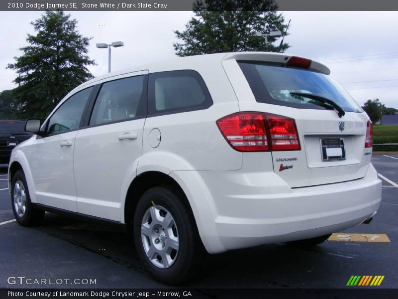 Stone White / Dark Slate Gray 2010 Dodge Journey SE