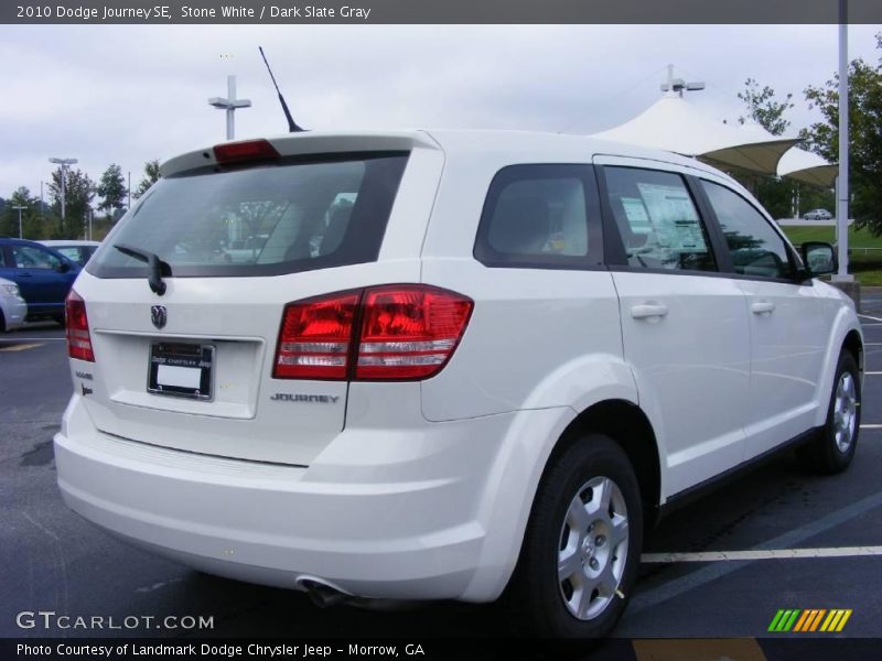 Stone White / Dark Slate Gray 2010 Dodge Journey SE
