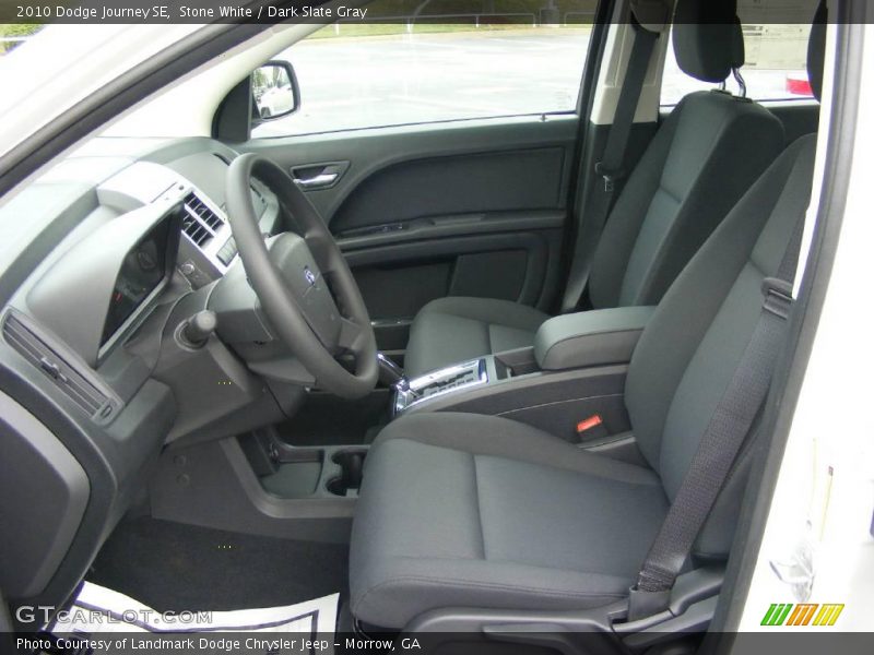Stone White / Dark Slate Gray 2010 Dodge Journey SE