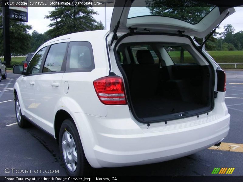 Stone White / Dark Slate Gray 2010 Dodge Journey SE