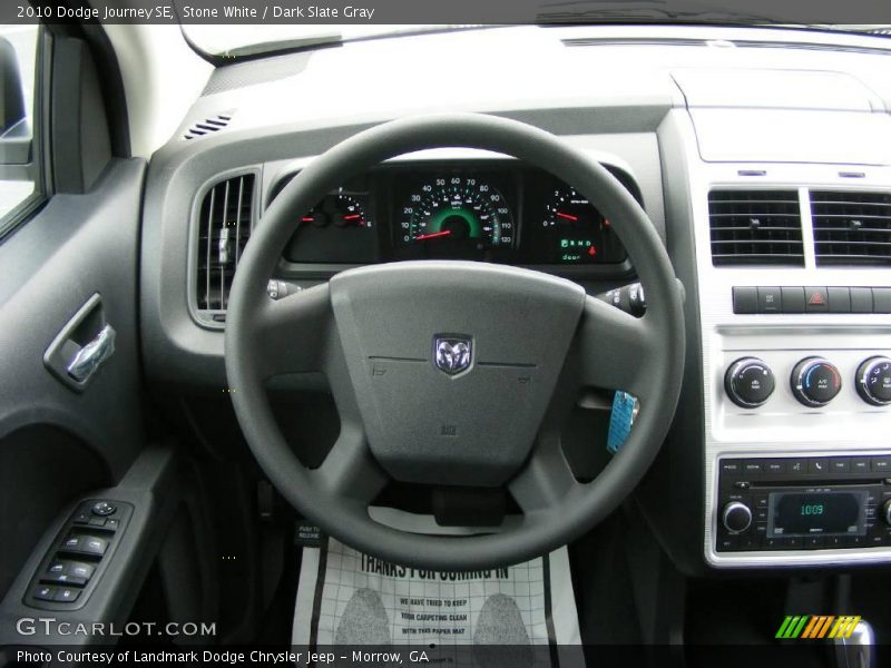 Stone White / Dark Slate Gray 2010 Dodge Journey SE