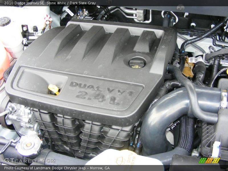 Stone White / Dark Slate Gray 2010 Dodge Journey SE
