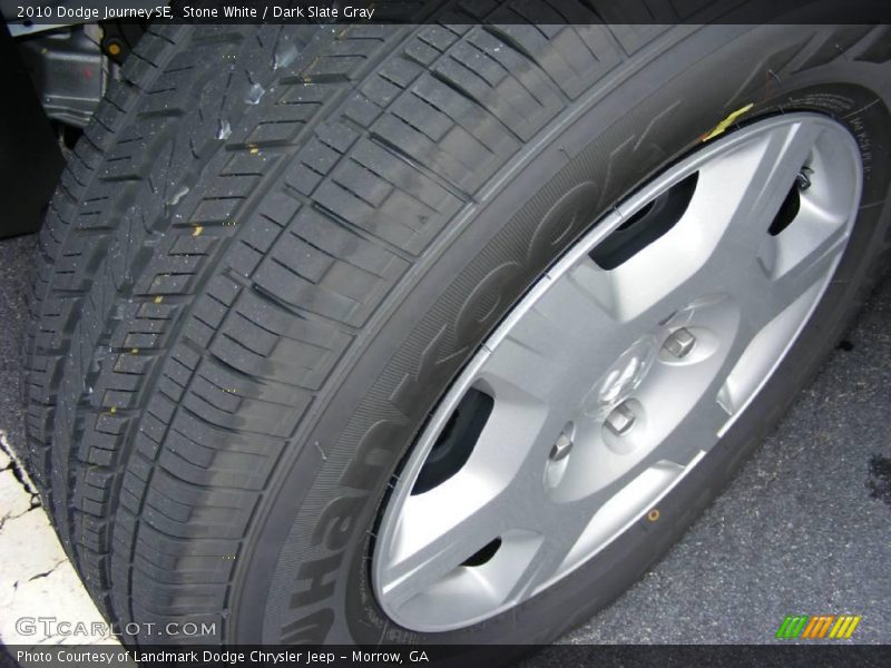 Stone White / Dark Slate Gray 2010 Dodge Journey SE