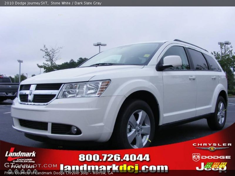 Stone White / Dark Slate Gray 2010 Dodge Journey SXT