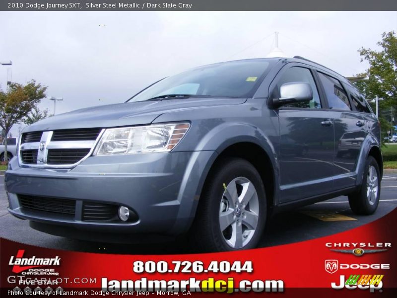 Silver Steel Metallic / Dark Slate Gray 2010 Dodge Journey SXT