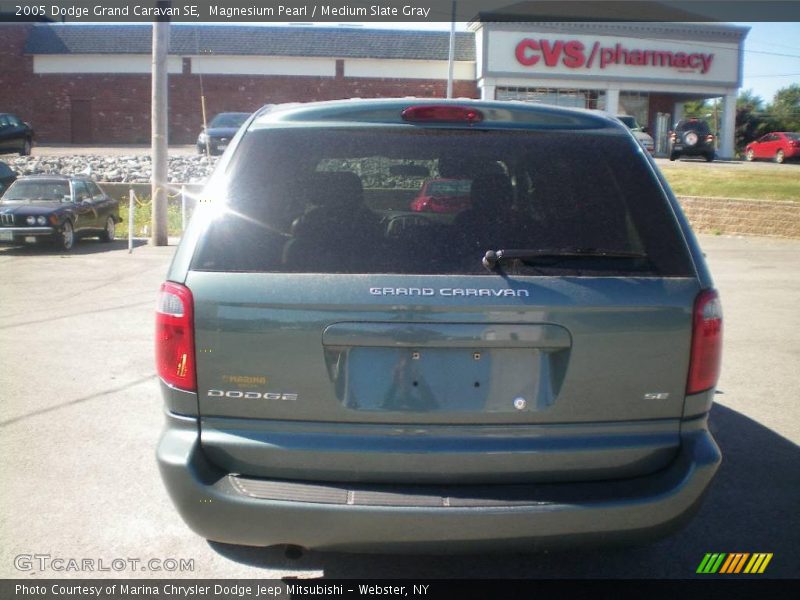 Magnesium Pearl / Medium Slate Gray 2005 Dodge Grand Caravan SE