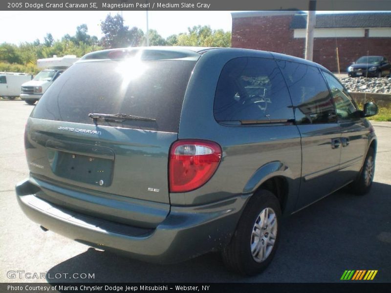 Magnesium Pearl / Medium Slate Gray 2005 Dodge Grand Caravan SE