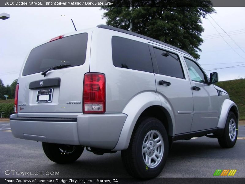 Bright Silver Metallic / Dark Slate Gray 2010 Dodge Nitro SE