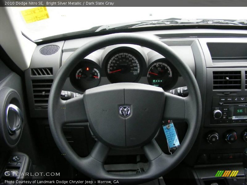 Bright Silver Metallic / Dark Slate Gray 2010 Dodge Nitro SE