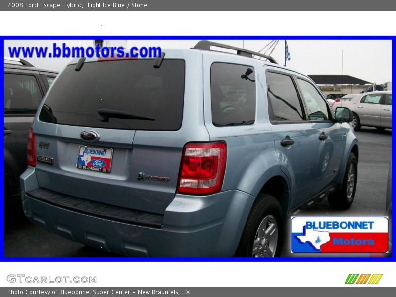 Light Ice Blue / Stone 2008 Ford Escape Hybrid