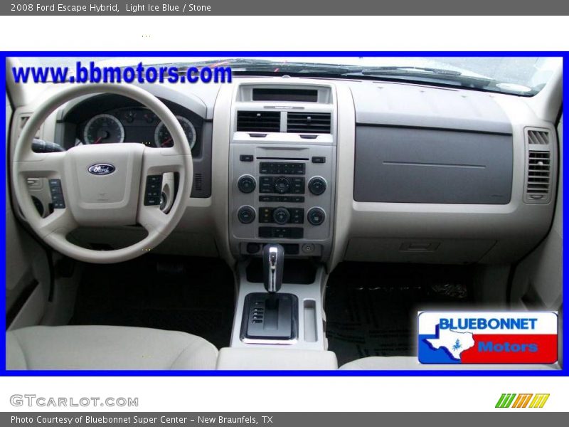Light Ice Blue / Stone 2008 Ford Escape Hybrid