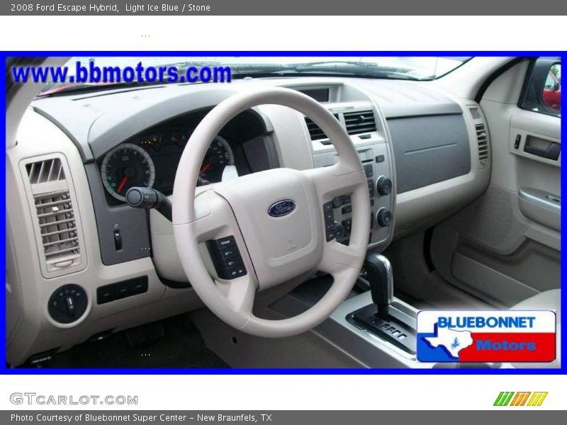 Light Ice Blue / Stone 2008 Ford Escape Hybrid