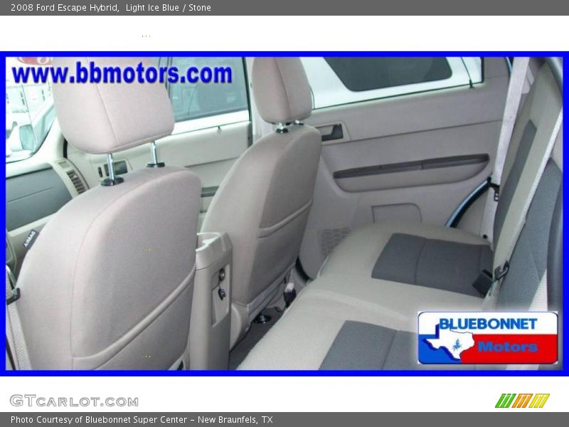 Light Ice Blue / Stone 2008 Ford Escape Hybrid