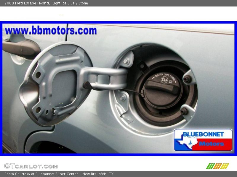 Light Ice Blue / Stone 2008 Ford Escape Hybrid