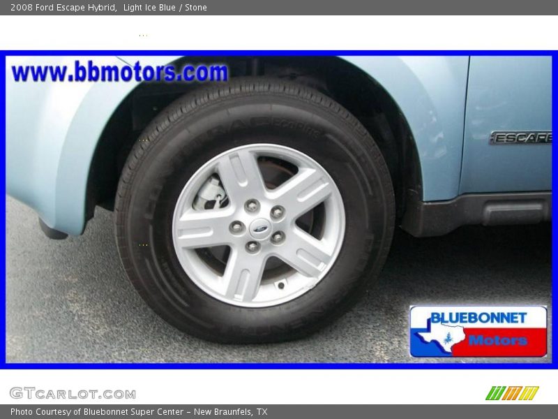 Light Ice Blue / Stone 2008 Ford Escape Hybrid