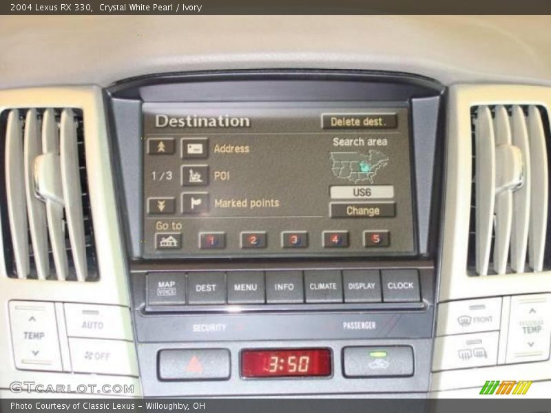 Crystal White Pearl / Ivory 2004 Lexus RX 330